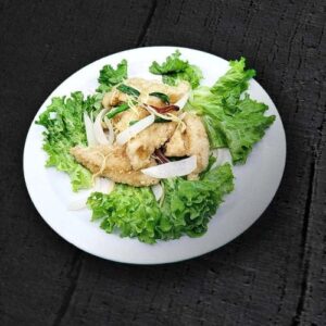 CÁ HỒNG CHIÊN MẮM GỪNG (FILLET)